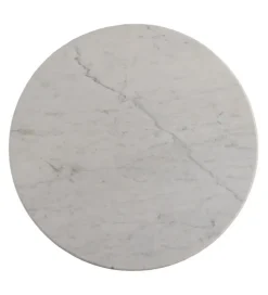 Stolik kawowy NIZAMES 80 cm drewno mango marmur