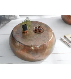 Stolik kawowy Orient 80 cm miedziany