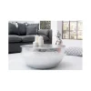 Stolik kawowy Orient 60 cm srebrny