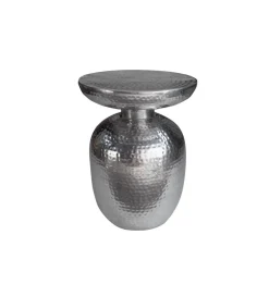 Stolik Kawowy Orient 36 Cm W Kolorze srebrnym