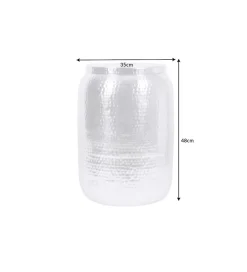 Stolik kawowy Orient 35 cm w kolorze srebrnym