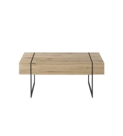 Stolik kawowy PAPHOS 110 cm w optyce dąb sękaty