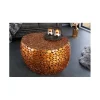Stolik kawowy PEDRA Stone Mosaic 72 cm miedziany