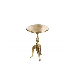 Stolik kawowy PERUGIA 35 cm złoty