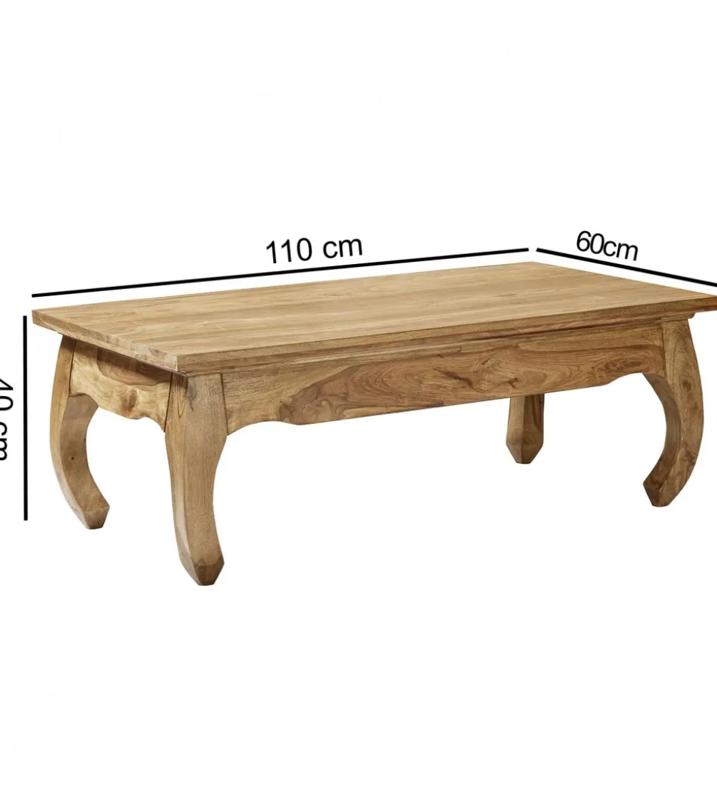 Stolik kawowy PINAR 110 cm drewno akacja