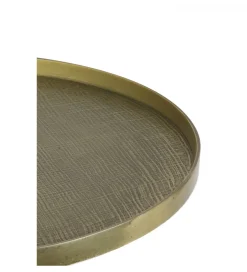 Stolik kawowy POPETA 60 cm antyczny brąz czarny