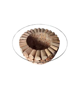 Stolik kawowy Pure Nature 70 cm drewno Teak