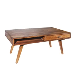 Stolik kawowy Retro 100 cm drewno Sheesham