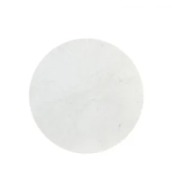 Stolik kawowy RICKERD 76 cm biały marmur antyczne złoto