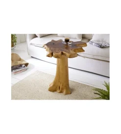 Stolik kawowy Root 60 cm drewno Teak