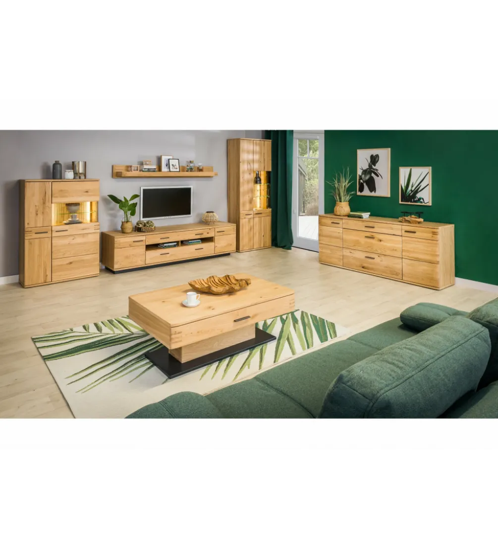 Stolik kawowy SALVADOR 115 cm w optyce dębu naturalny