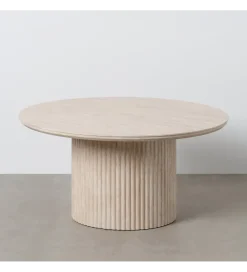 Stolik kawowy SAMETR 70 cm jasnobeżowy