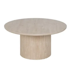 Stolik kawowy SAMETR 70 cm jasnobeżowy