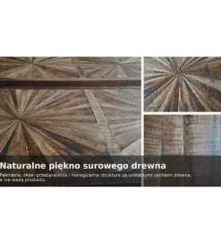 Stolik kawowy SCALO 105 cm drewno mango