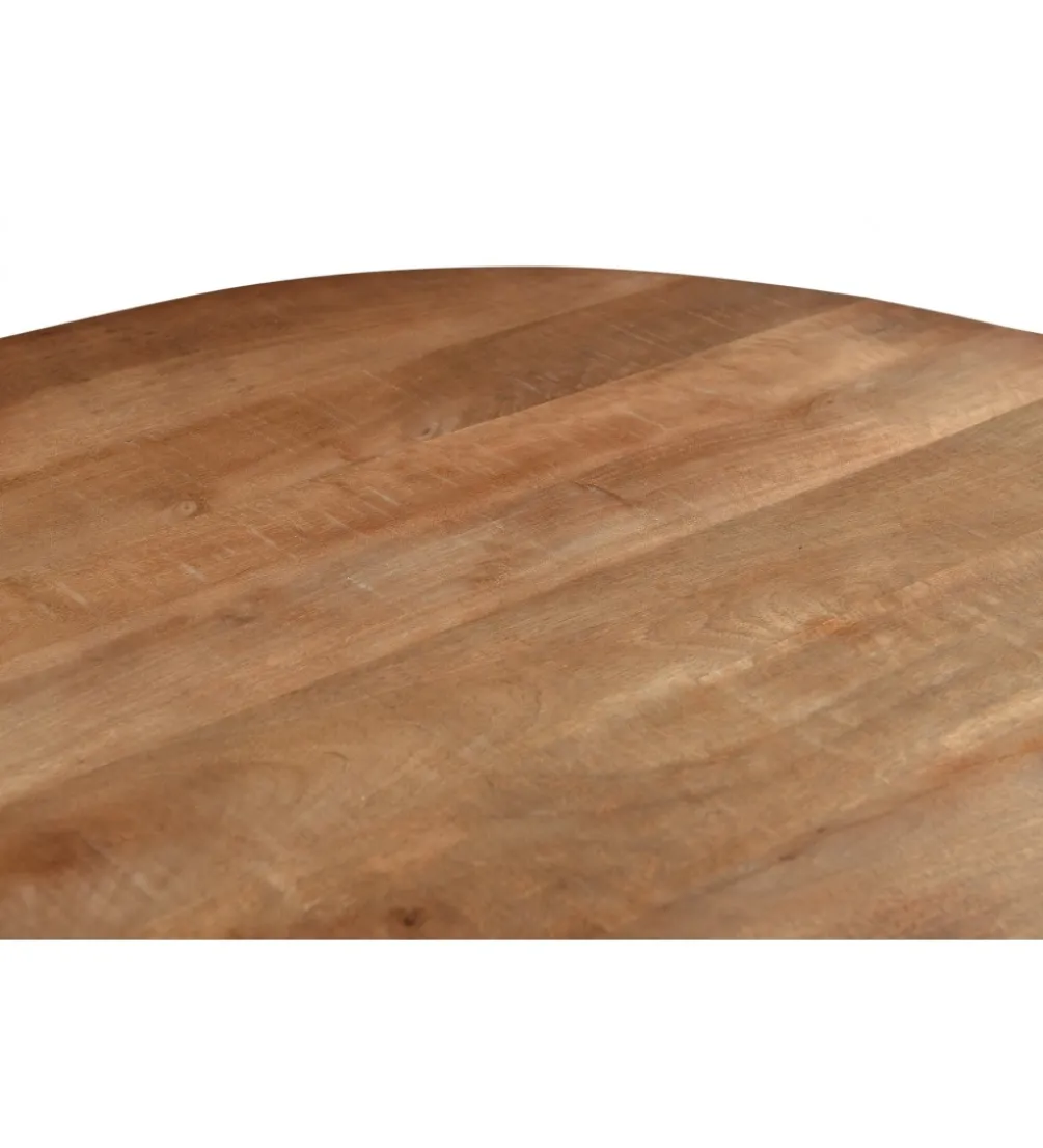 Stolik kawowy SELVETOR 80 cm drewno mango