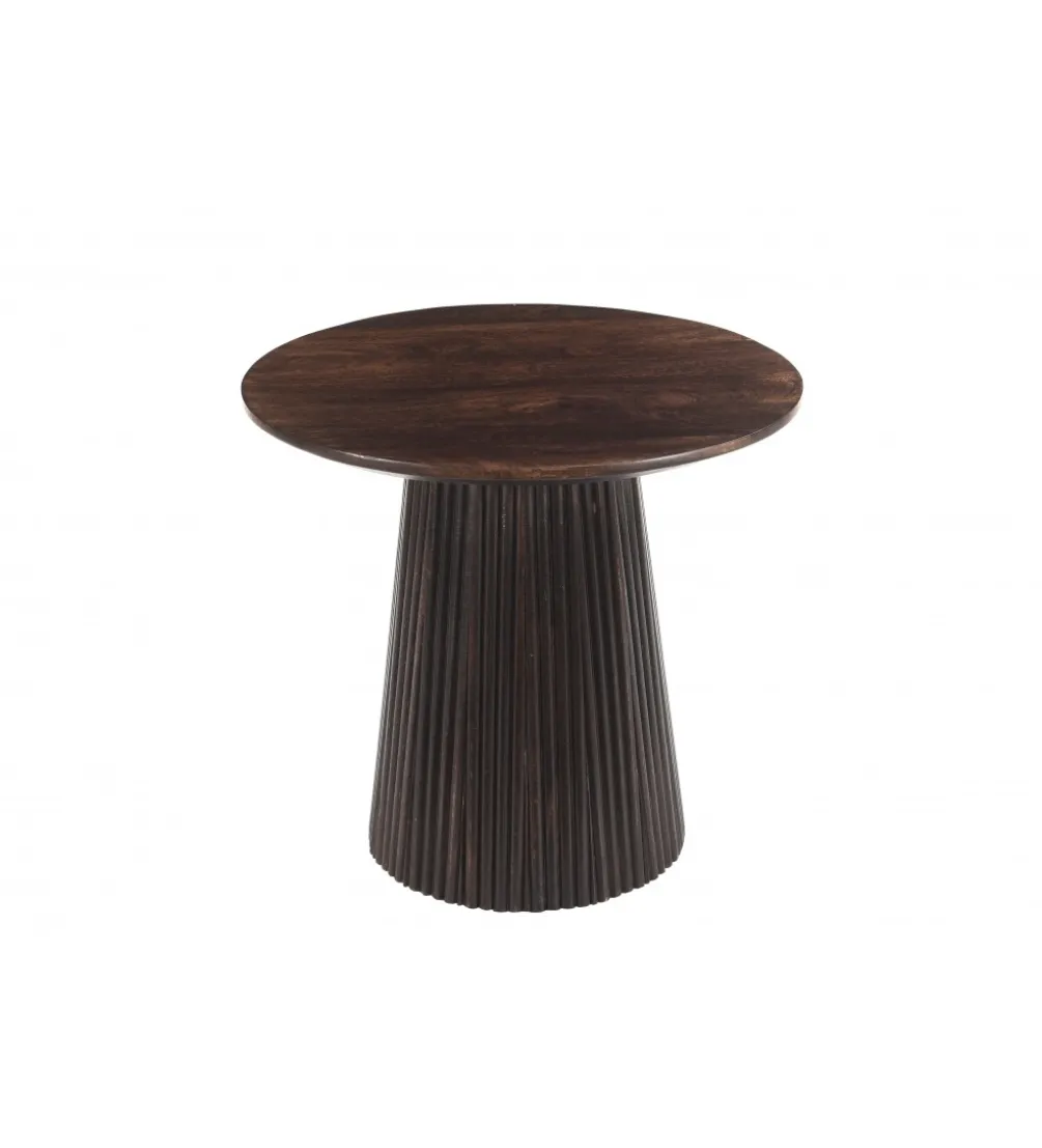 Stolik kawowy SELVETOR 50 cm w kolorze orzecha