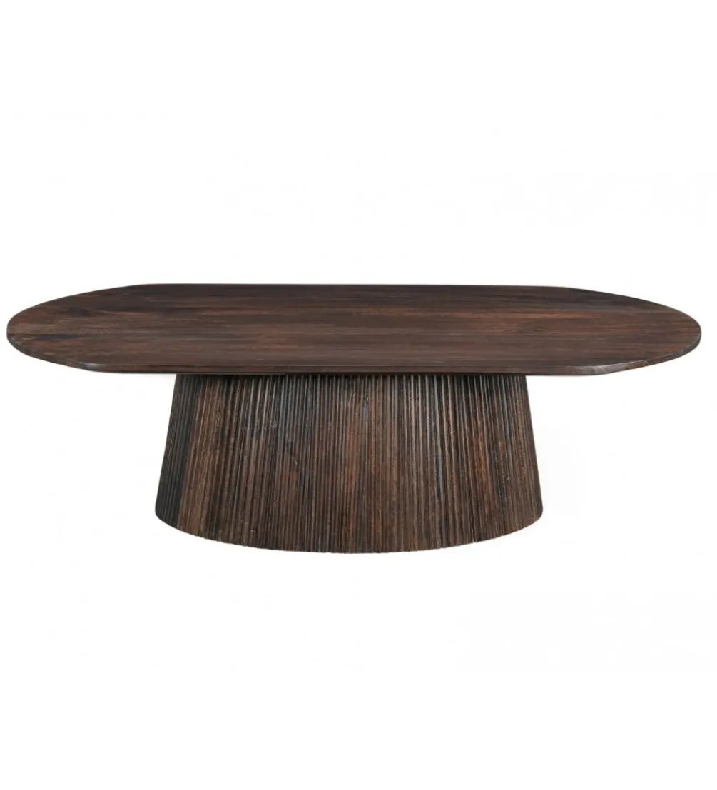 Stolik kawowy SELVETOR 120 cm w kolorze orzecha
