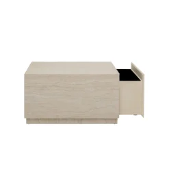 Stolik kawowy TRAVERTINO TRUNK 80 x 60 cm