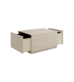 Stolik kawowy TRAVERTINO TRUNK 80 x 60 cm