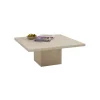 Stolik kawowy TRAVERTINO 100 x 100 cm naturalny