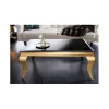 Stolik kawowy TRENTINO Modern Barock 100 cm czarny