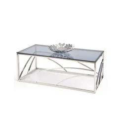 Stolik kawowy UNIVERSE 120 cm srebrny