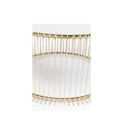 Stolik kawowy Wire Brass set 2 złoty