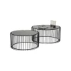 Stolik kawowy Wire SET 2 czarny