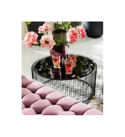 Stolik kawowy Wire SET 2 czarny
