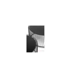 Stolik kawowy Wire SET 2 czarny