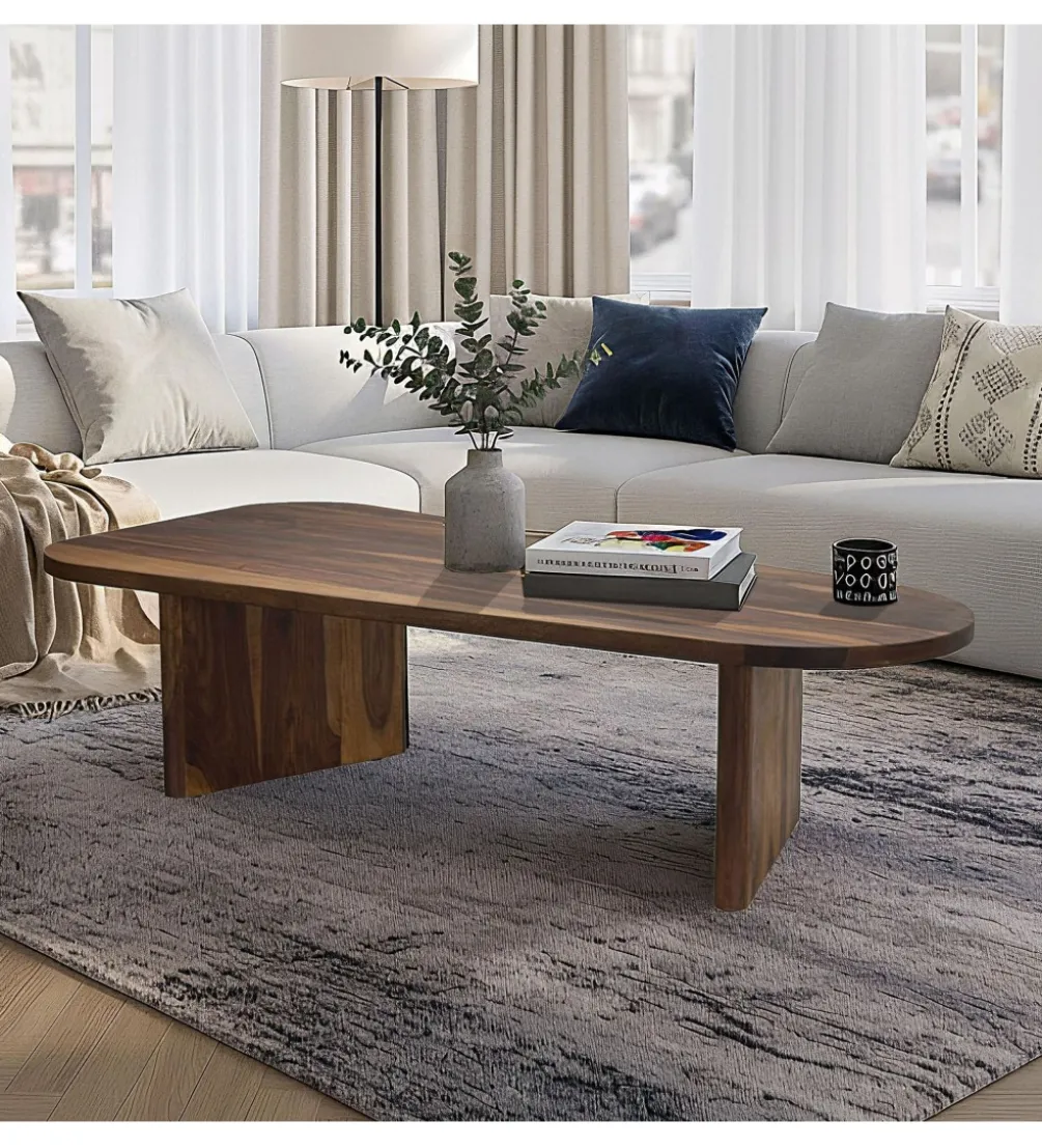 Stolik kawowy WOHNLING 120 cm drewno sheesham