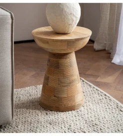 Stolik kawowy WOHNLING 37 cm drewno mango
