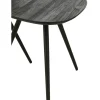 Stolik kawowy ZAMBIA set 2 drewno teak czarny