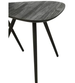 Stolik kawowy ZAMBIA set 2 drewno teak czarny