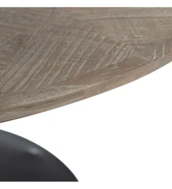 Stolik kawowy ZARMINIA 80 cm drewno wiązu