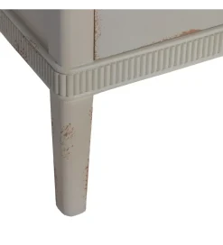 Stolik nocny ALIEY 72 cm drewno jodła kremowy