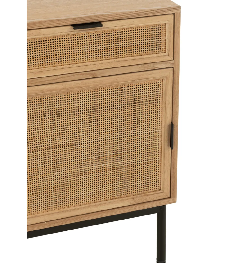 Stolik nocny BASONOT 70 cm naturalny