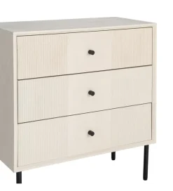 Stolik nocny ENTARADA 61 cm kremowy