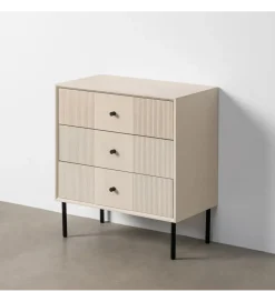 Stolik nocny ENTARADA 61 cm kremowy
