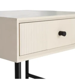 Stolik nocny ENTARADA 40 cm kremowy