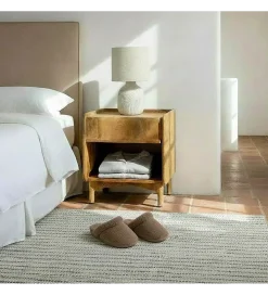 Stolik nocny GALT 50 cm drewno mango naturalny
