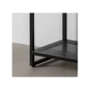 Stolik nocny INDUSTRIAL 56 cm naturalny czarny