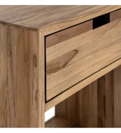 Stolik nocny KURAN 60 cm drewno teak