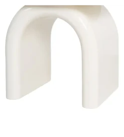 Stolik nocny LACADO 57 cm kremowy