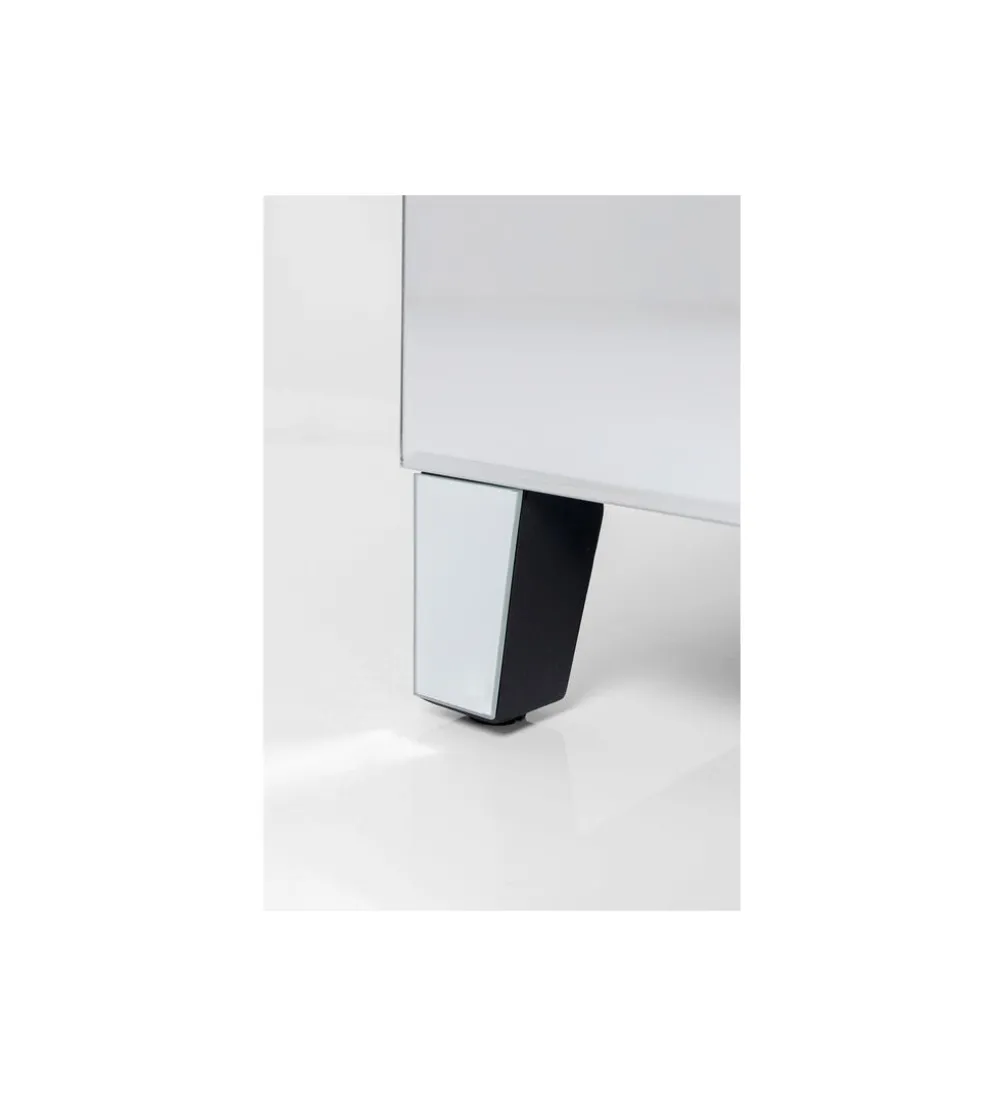 Stolik nocny LUXURY 49 cm transparentna