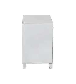 Stolik nocny LUXURY 49 cm transparentna
