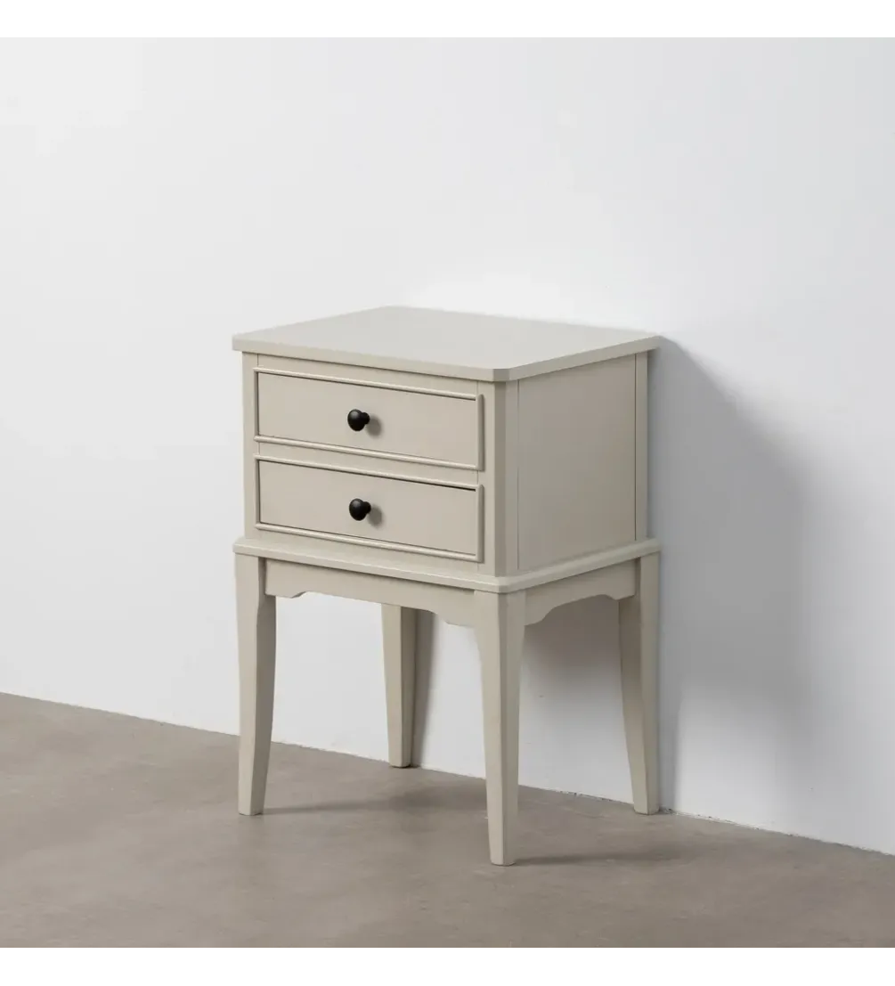 Stolik nocny REID 41 cm jasnoszary