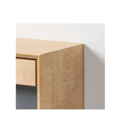 Stolik nocny SINTRA 70 cm drewno kauczuk naturalna
