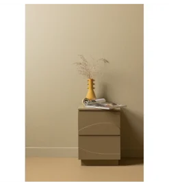 Stolik nocny TEO 50 cm drewno sosny mud