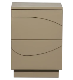 Stolik nocny TEO 50 cm drewno sosny mud